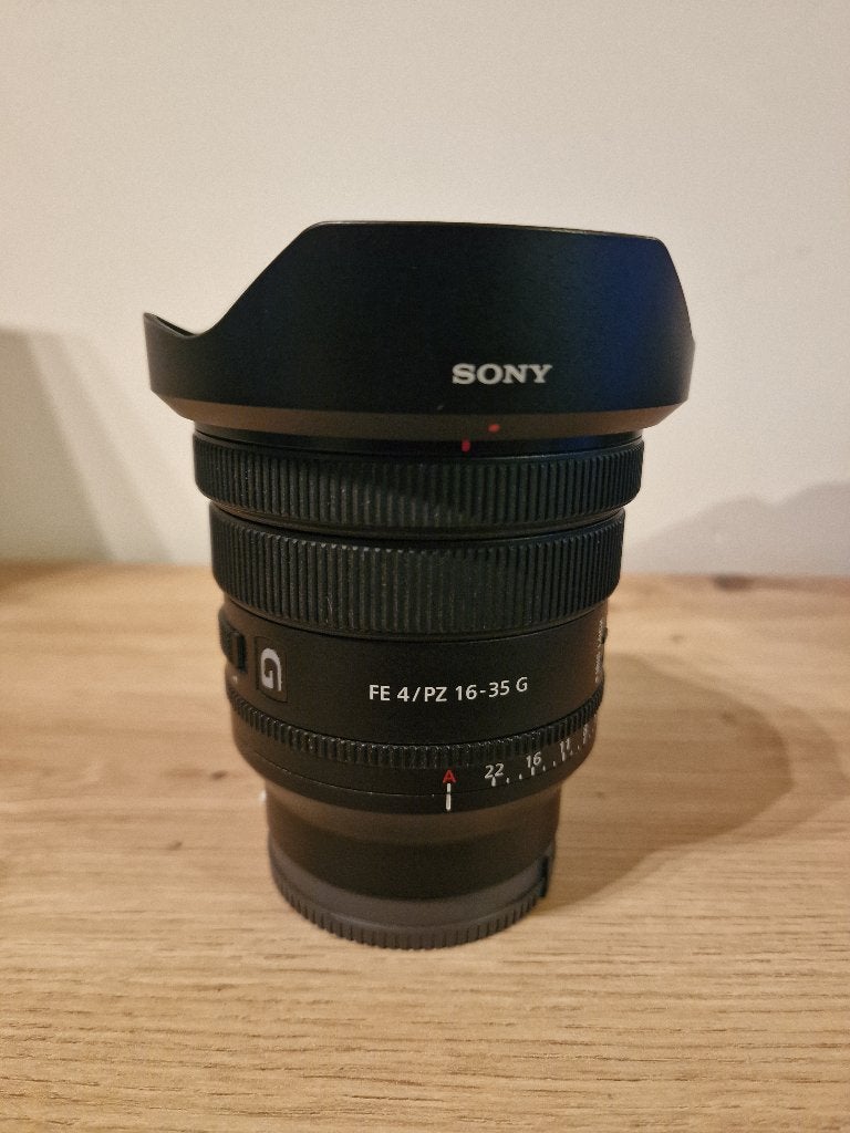 sony fe 4/pz 16-35 g, Sony, Monture Sony E, 35 mm, Comme neuf