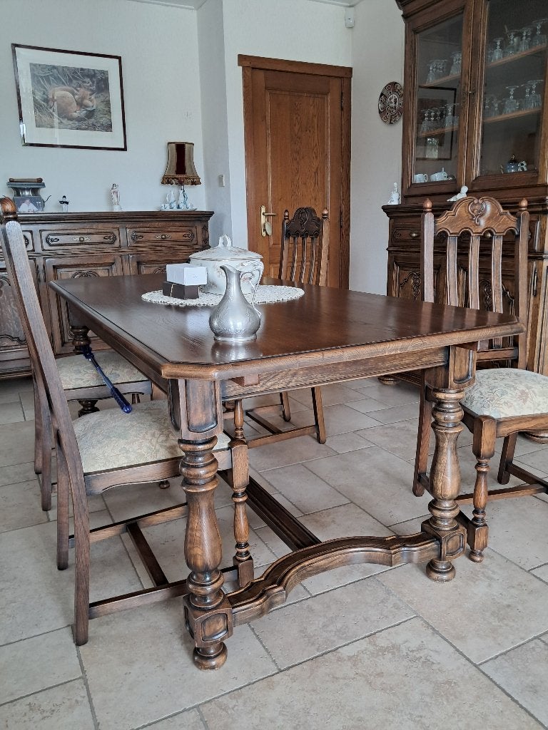 TABLE EN CHENE + 6 CHAISES, Enlèvement