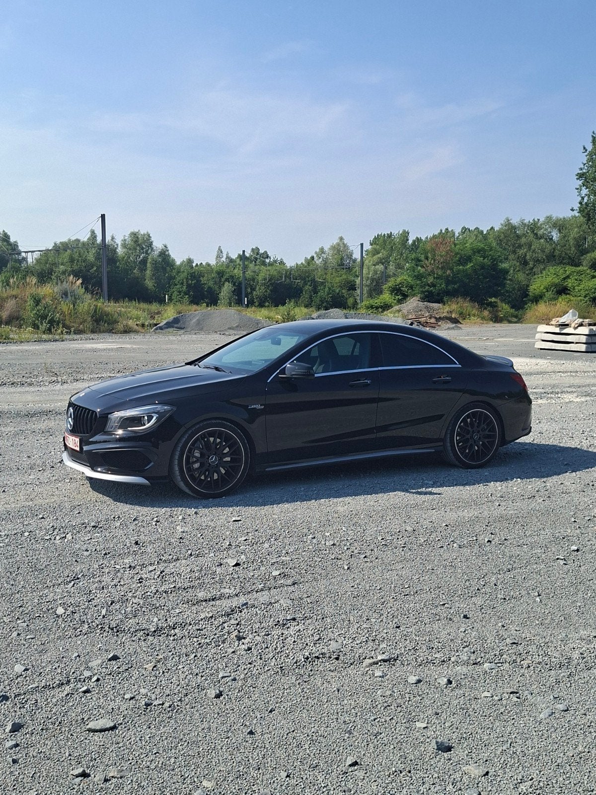 Mercedes CLA 45 AMG, Autos, Mercedes-Benz, Particulier, CLA, Essence, Automatique, Noir, Alcantara, Quatre roues motrices / 4X4