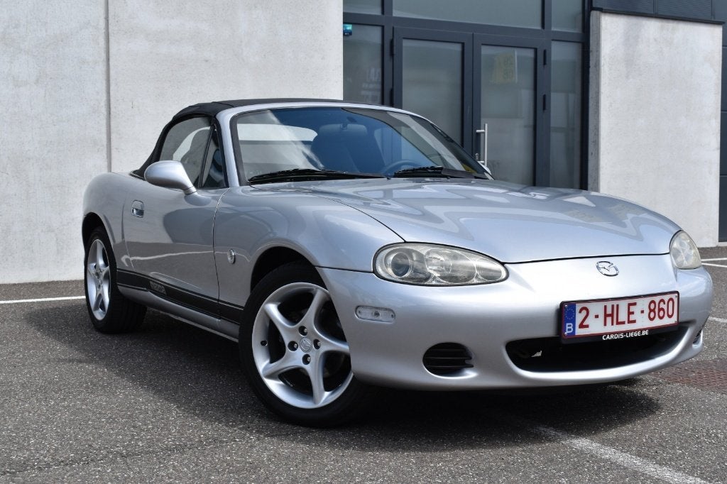 Mazda MX5 NBFL 1.6/ 2001 - 16" SVT-wielen, Auto's, Mazda, Bedrijf, MX-5, Benzine, Euro 3, Cabriolet, 2 deurs, Handgeschakeld, Zilver of Grijs
