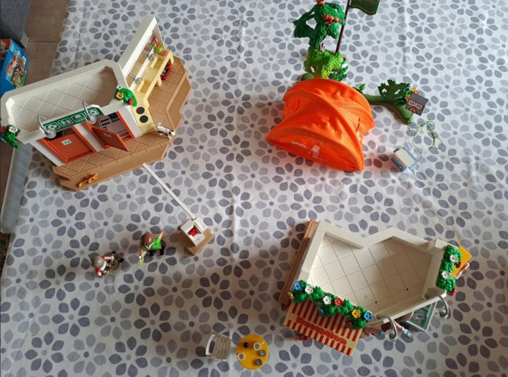 Playmobil 5432 - grote camping, Ophalen of Verzenden, Gebruikt, Complete set