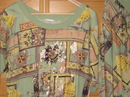 Tweedelig ensemble - originele print - maat 40, Kleding | Dames, Ophalen of Verzenden, Zo goed als nieuw, Maat 38/40 (M), Overige typen