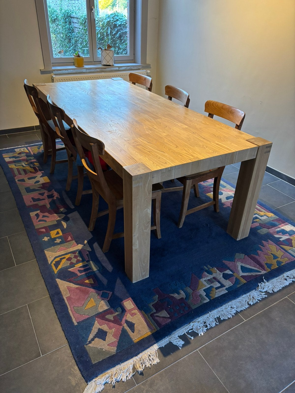 Grote tafel 2m40x1m, Ophalen, Gebruikt