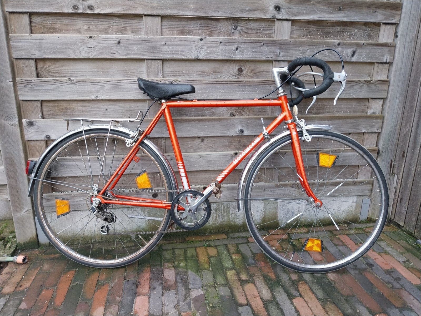 Kinderfiets 24 inch Motobecane koersfiets, Ophalen, Motobecane, Velgrem, Handrem