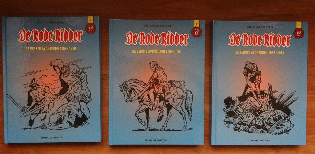 De Rode Ridder - De Eerste Avonturen - 1-2-3 - HC - 2019, Livres, BD, Plusieurs BD, Willy Vandersteen, Comme neuf, Enlèvement