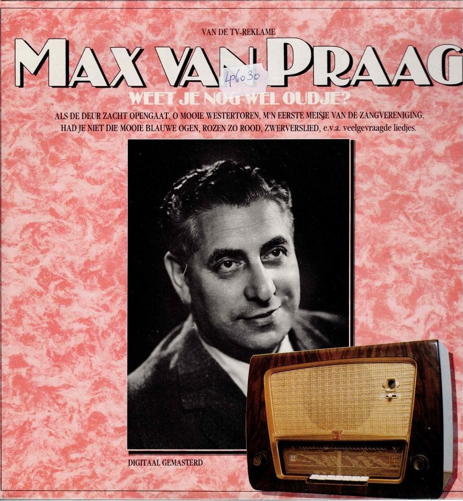 Vinyl, LP   /  Max van Praag – Weet Je Nog Wel Oudje?, Ophalen of Verzenden, Overige formaten