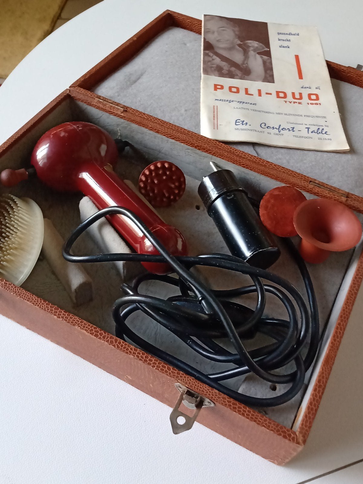 Massage toestel antiek., Sport en Fitness, Massageproducten, Ophalen