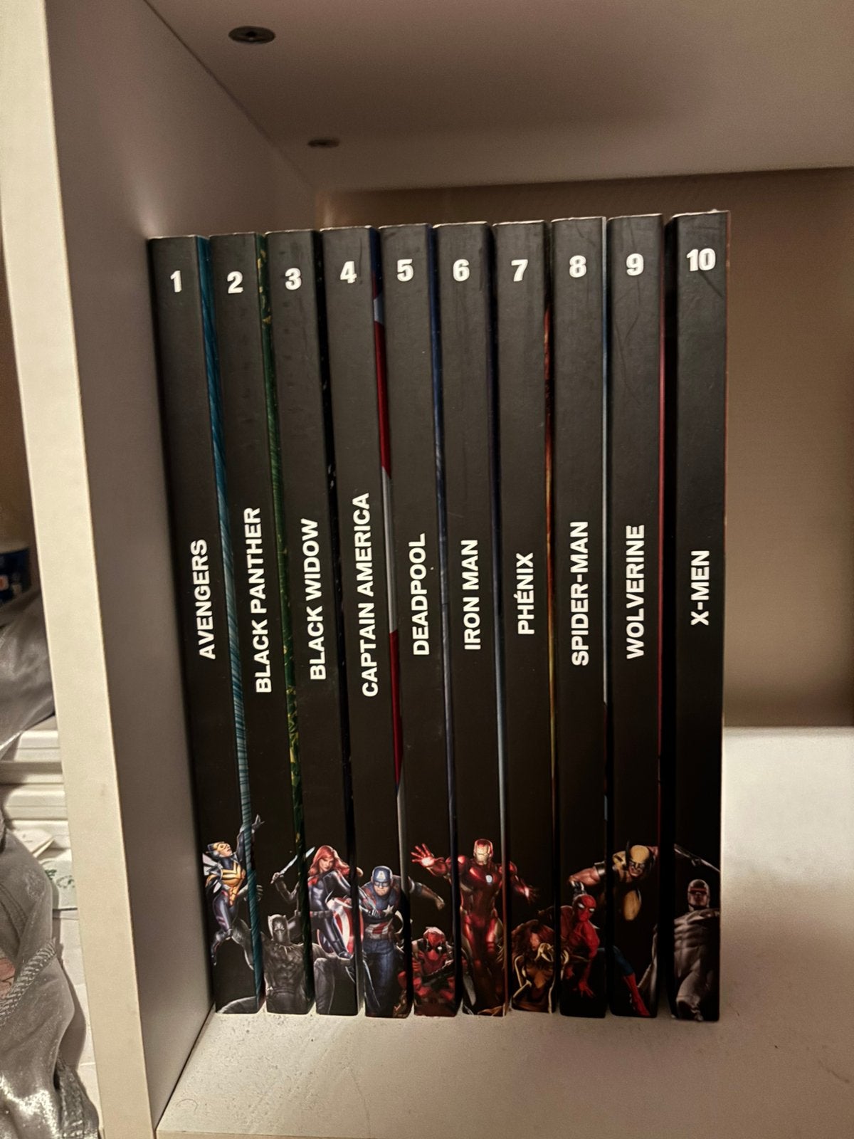 lot complet 10 tomes marvel, Livres, Encyclopédies, Enlèvement, Comme neuf