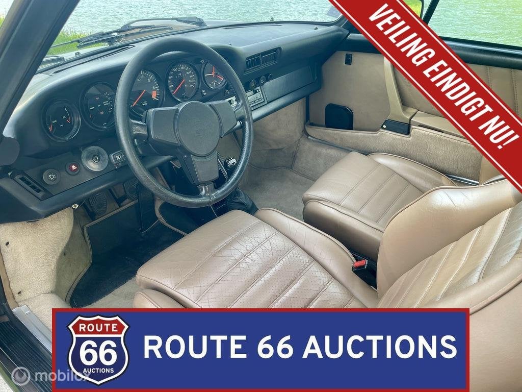 Porsche 911 Carrera 3.2 Cabriolet | 1984 | Route 66 Auctions, Autos, Achat, Entreprise, Boîte manuelle, Autre carrosserie