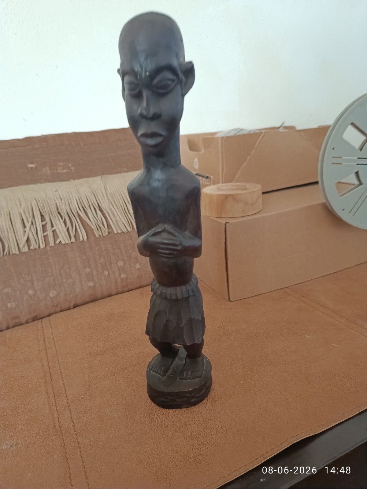 Afrikaans houten beeldje, Antiek en Kunst, Ophalen