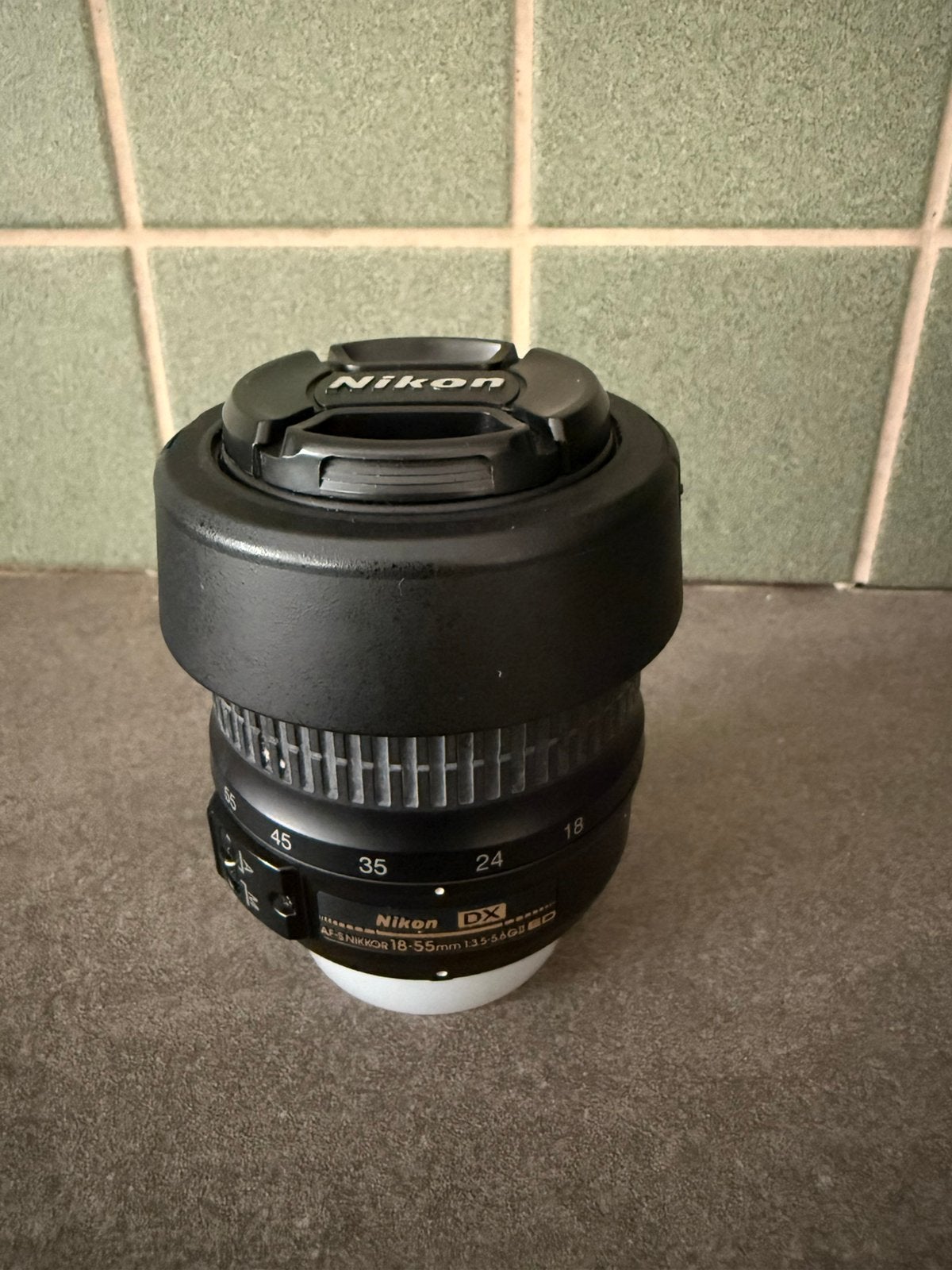 Nikon lens 18-55, Ophalen, Gebruikt