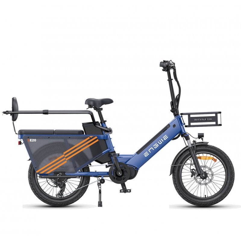 Vélo Cargo Électrique ENGWE LE20 Bleu VERSION PASSAGER 250W, Enlèvement ou Envoi