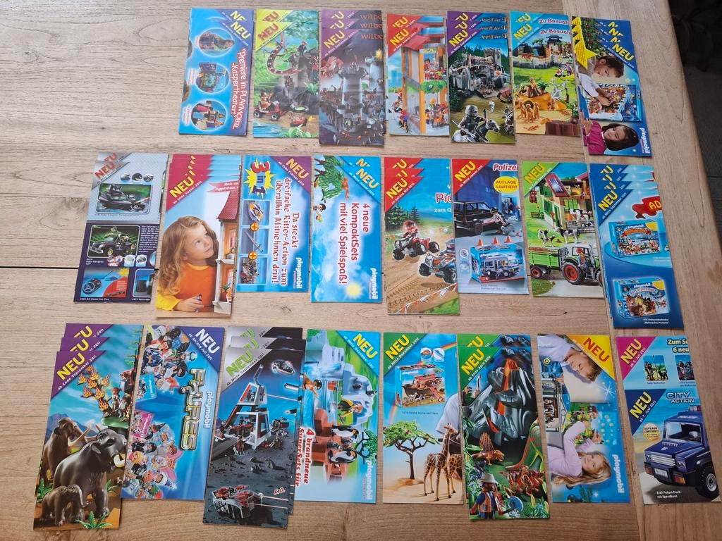 Lot de 50 flyers Playmobil allemands de 2009 à 2013, Enfants & Bébés, Jouets | Playmobil, Enlèvement ou Envoi, Utilisé