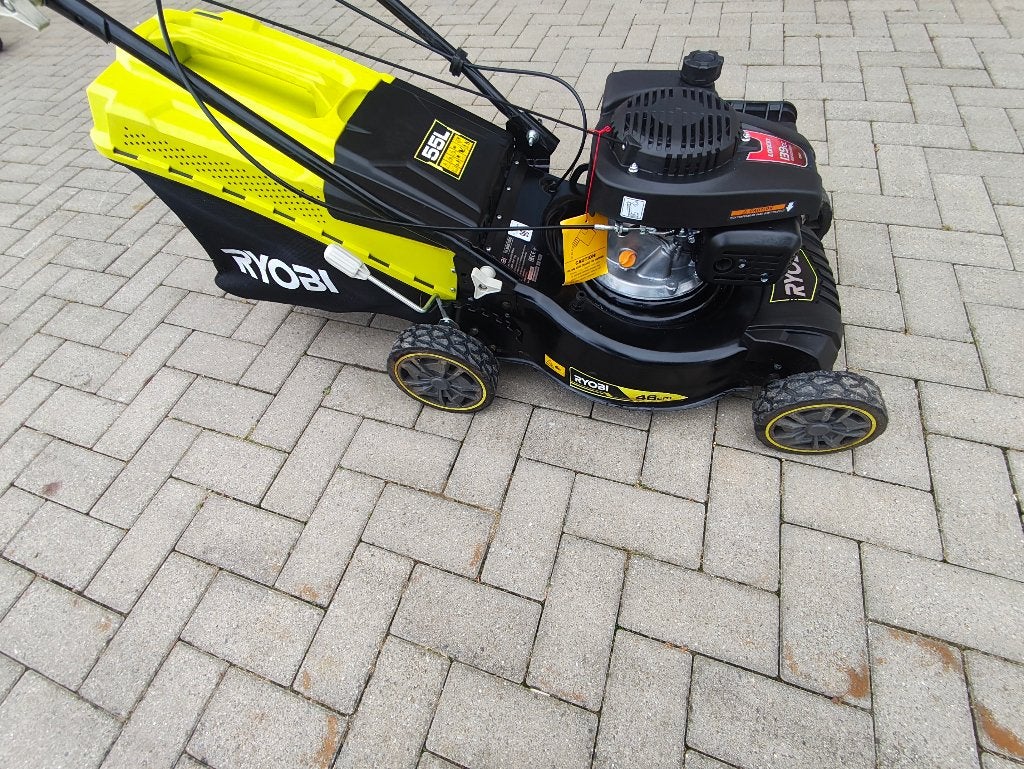 Grasmaaier ryobi nieuwstaat, Enlèvement, Comme neuf, Sac de ramassage