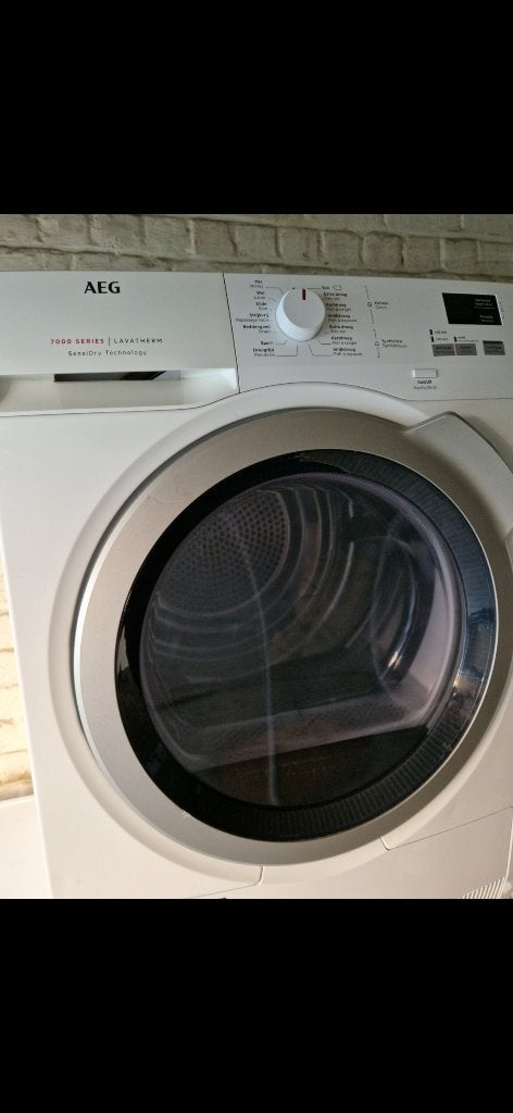 AEG 8kg A++ droger, Elektronische apparatuur, Ophalen, Zo goed als nieuw, Voorlader