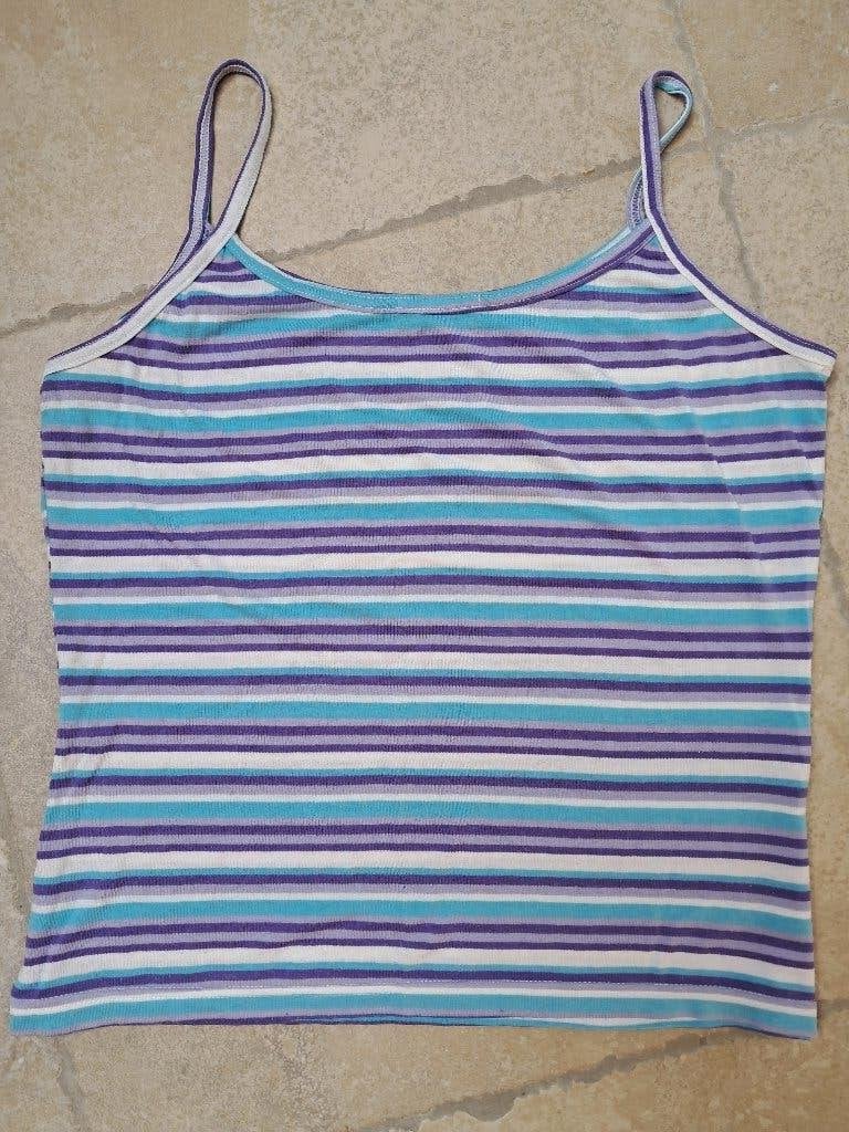 Mooi streepjes topje mt Large, Kleding | Dames, Topjes, Overige kleuren, Maat 42/44 (L), Ophalen of Verzenden, Zonder mouw