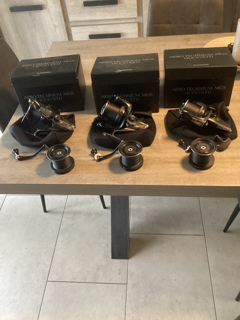 Shimano Aero technium Mgs 14000 xtd, Enlèvement, Comme neuf, Moulinet