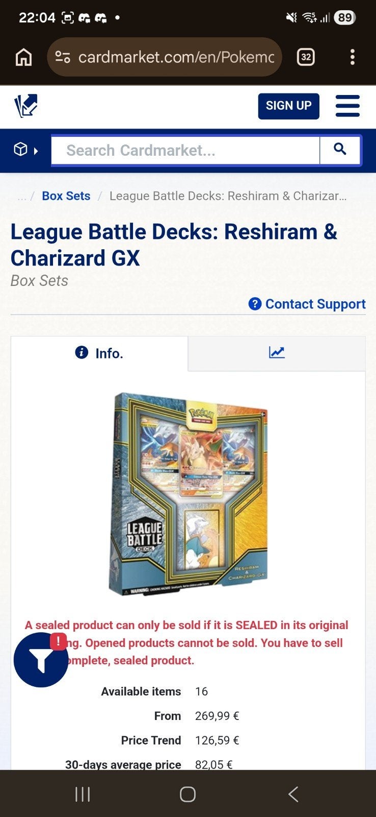 Charizard league battle deck., Hobby & Loisirs créatifs, Enlèvement ou Envoi