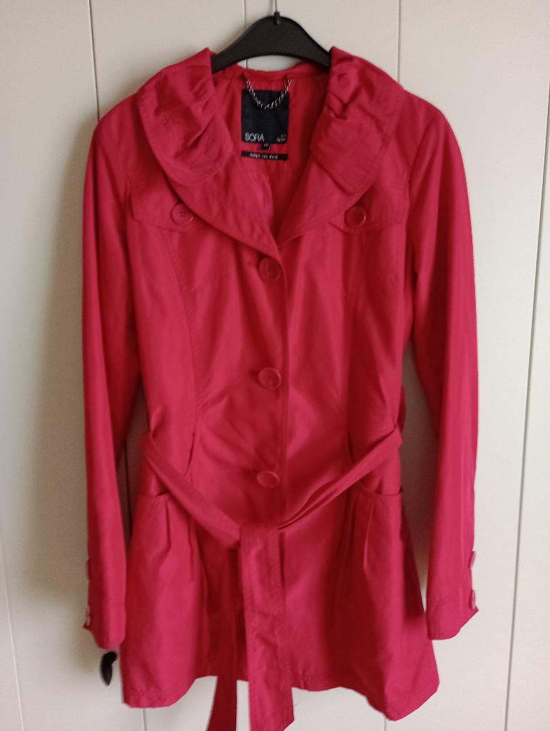 trenchcoat zomerjas maat small perfecte staat, Ophalen, Zo goed als nieuw, Sora by Jbc, Maat 36 (S)