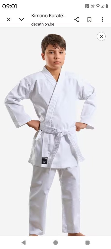 Kimono karate voor kinderen, Kinderen en Baby's, Ophalen, Décathlon, Jongen of Meisje, Zo goed als nieuw