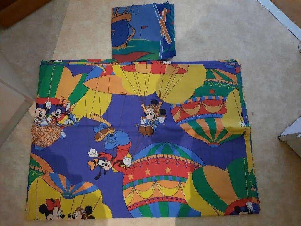 disney in de luchtballon, lekker zacht en warm flanel dekbed, Ophalen of Verzenden, Eenpersoonsbed