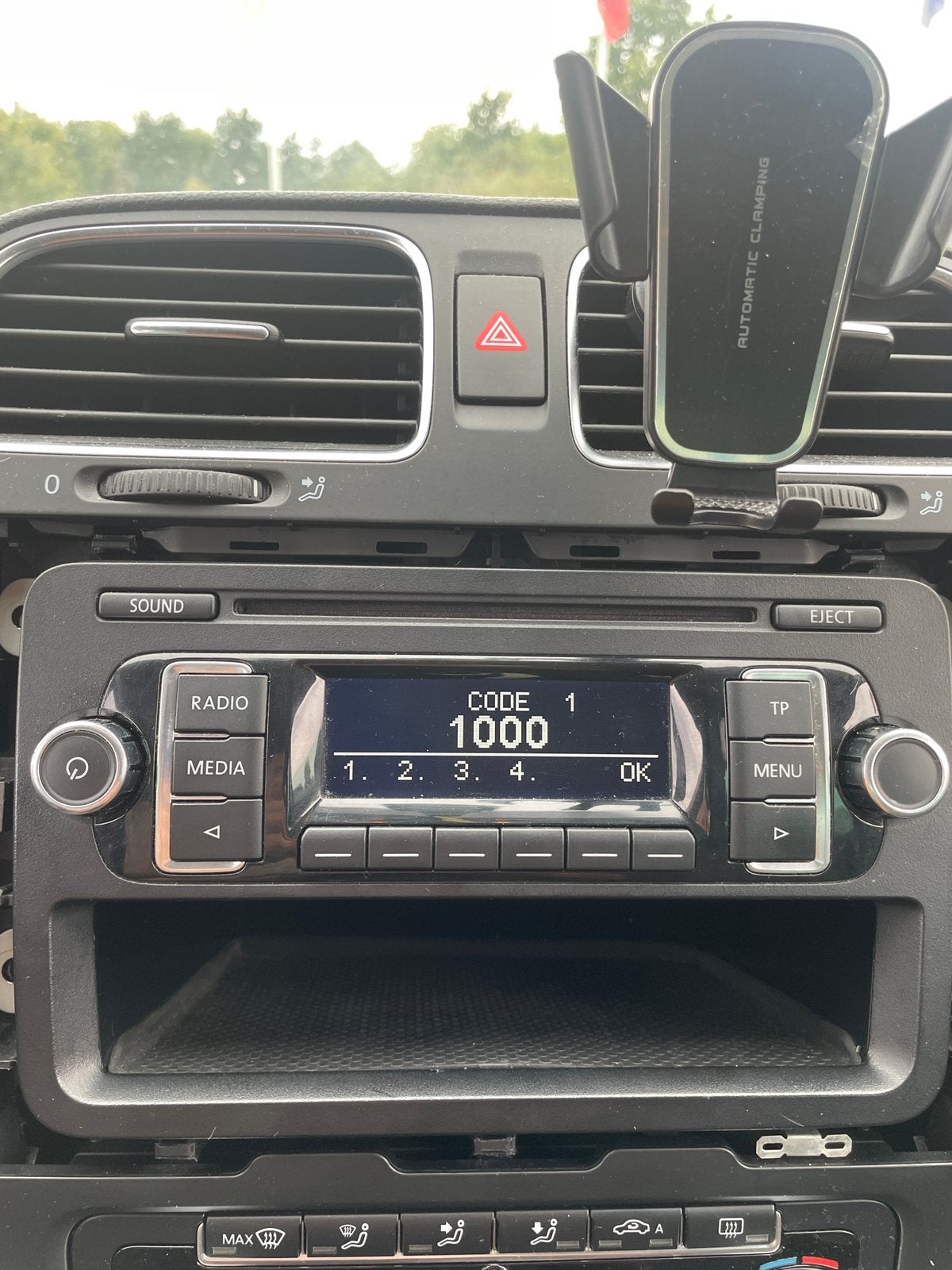 VW autoradio zonder code, Ophalen of Verzenden, Zo goed als nieuw