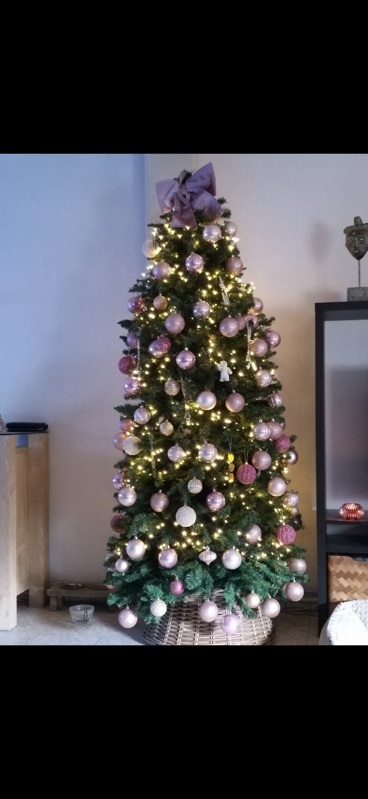 kerstboom, Kunststof, Ophalen, Zo goed als nieuw, Groen