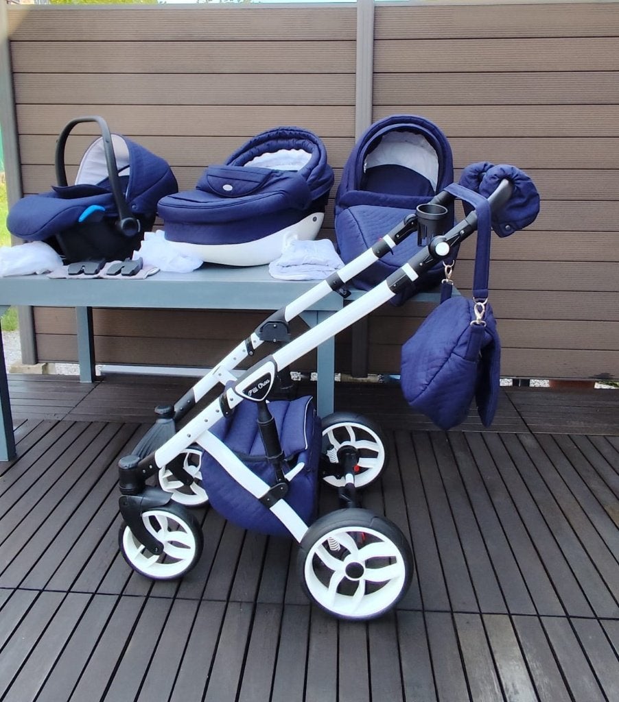 Trento P'tit Chou Trio Evolutionaire kinderwagen —Nieuwstaat, Luchtbanden, Zo goed als nieuw, Ophalen, Kinderwagen