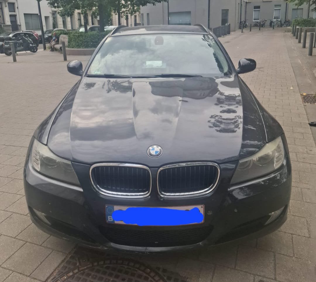 BMW 320d – 2012 – EXPORT, Zwart, Zwart, Leder, 5 deurs