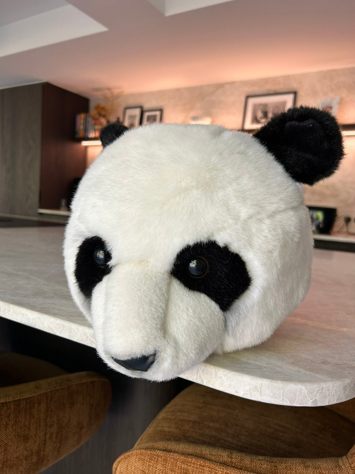 Pluche dierenkoppen BiBiB & co - panda + olifant, Enfants & Bébés, Chambre d'enfant | Aménagement & Décoration, Enlèvement, Comme neuf