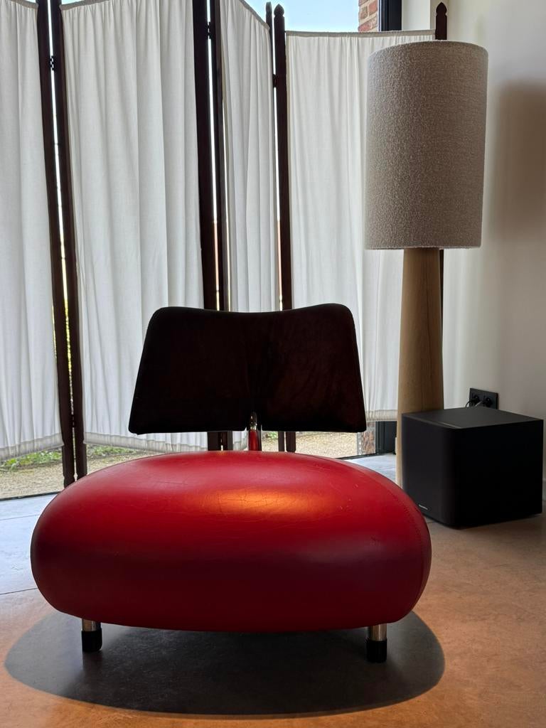 Leolux Pallone Pa, Ophalen, Zo goed als nieuw, Rood