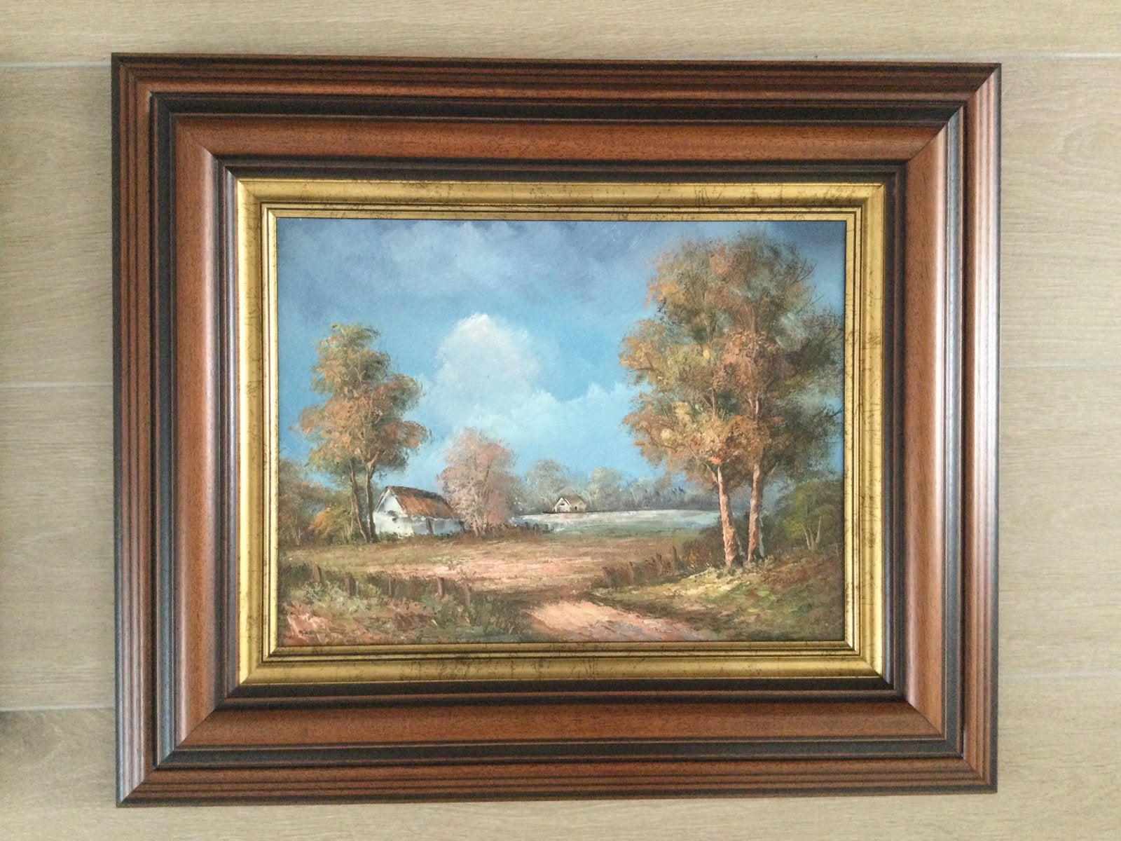 Henner Knauf, in prachtige kader., Antiek en Kunst, Ophalen