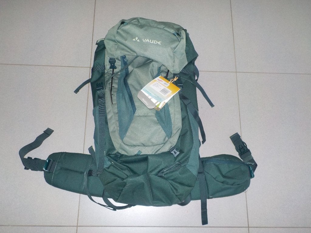 trekkingsrugzak vaude asymetric 42+8 190 euro, Ophalen of Verzenden, Nieuw, Rugzak