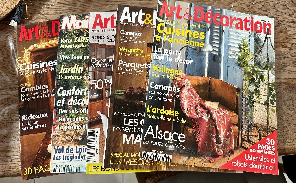 Lot de livres art et décoration, Antiquités & Art, Enlèvement