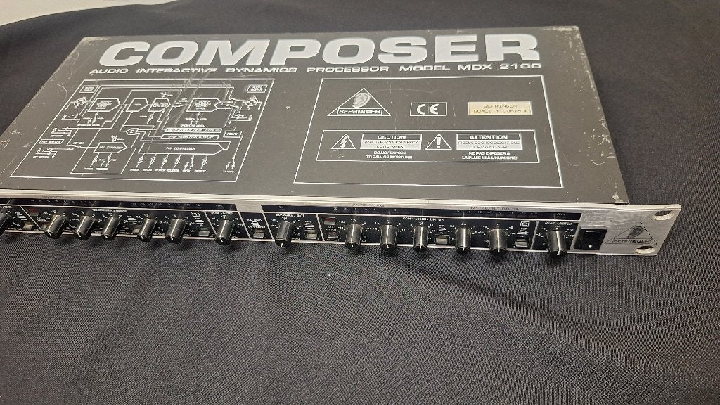 Behringer MDX 2100 Compressorbegrenzer, Muziek en Instrumenten, Ophalen of Verzenden, Gebruikt, Overige typen