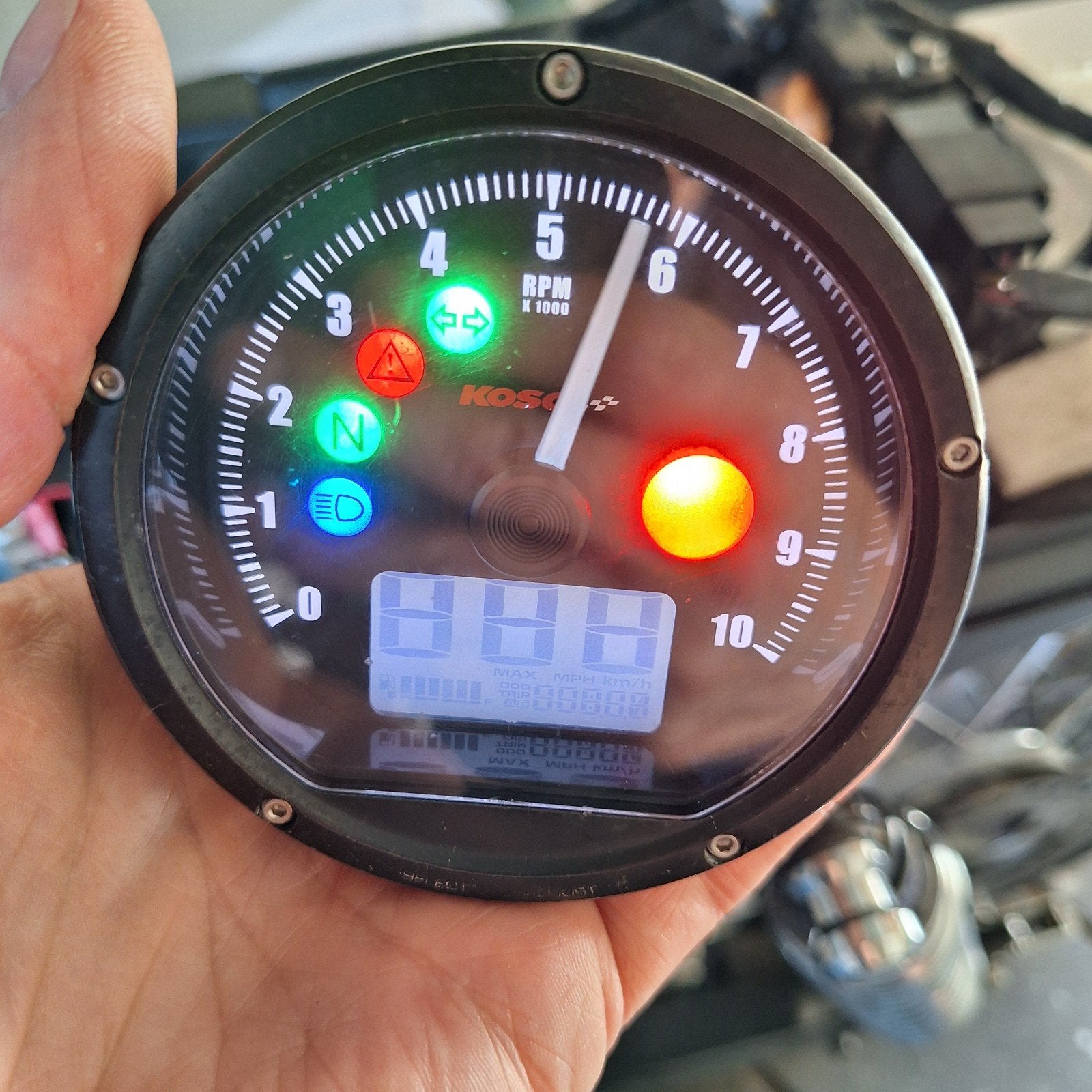koso tnt 01 tnt-01 km teller snelheidsmeter toerenteller 
km, Motos, Accessoires | Autre, Enlèvement ou Envoi