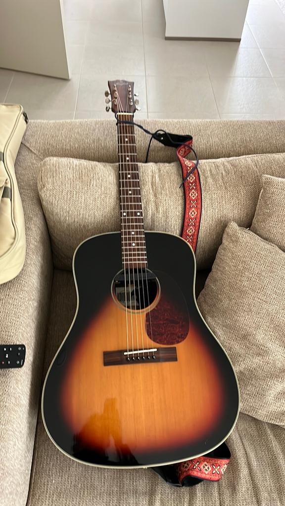 Stanford semi akoestische gitaar, Ophalen, Gebruikt, Western- of Steelstringgitaar, Met (piezo-)element
