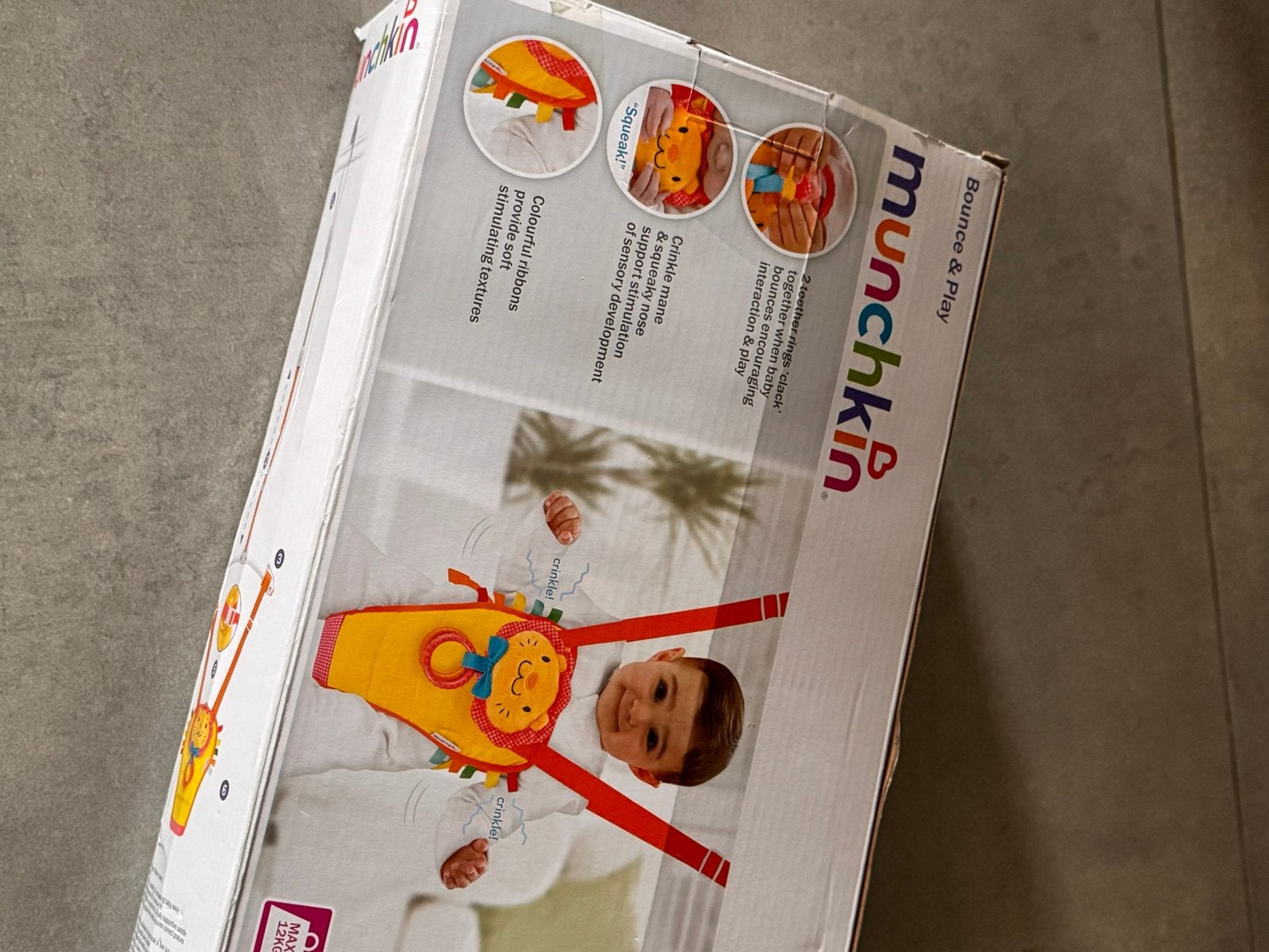Munchkin bounce & play|  Nieuw, Enfants & Bébés, Enlèvement, Neuf