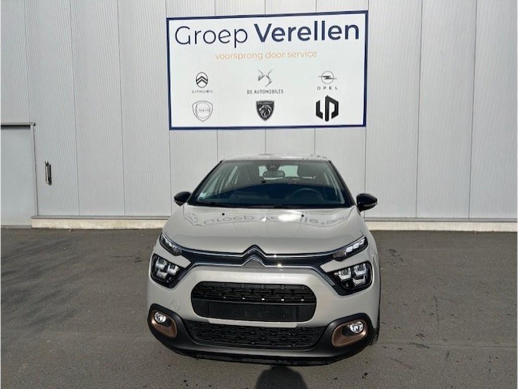 Citroen C3 New PureTech SHINE, Euro 6, Beige, Bedrijf, Parkeersensor