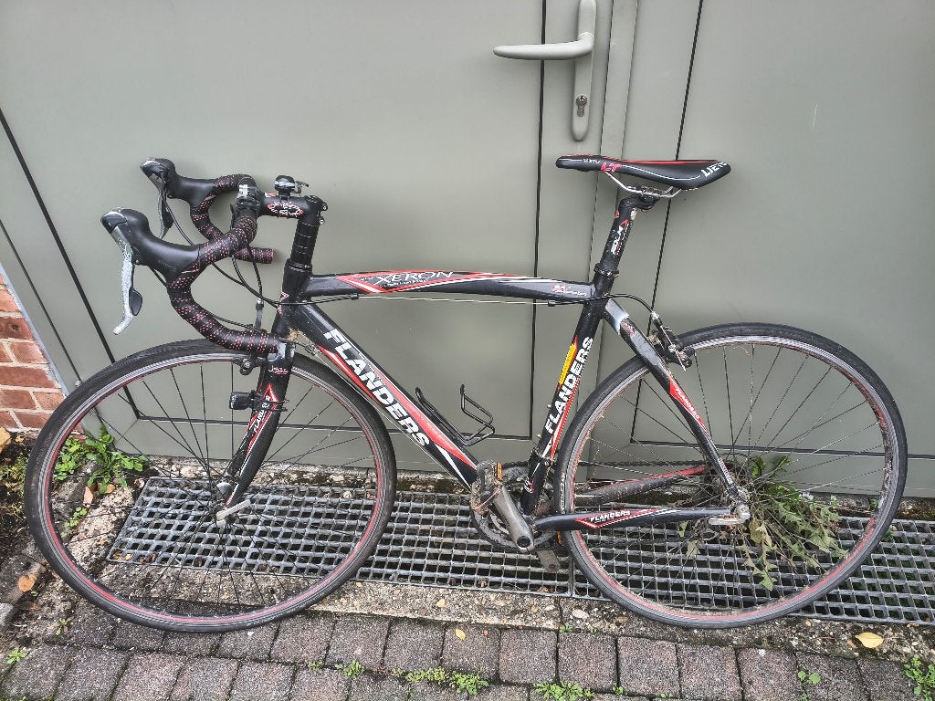 Koersfiets Flanders, Gebruikt, 15 tot 20 versnellingen, 53 tot 57 cm, Ophalen