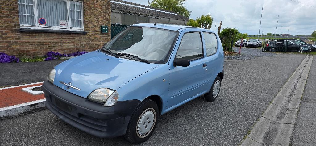 fiat 600, Auto's, Voorwielaandrijving, Stof, Blauw, Bedrijf