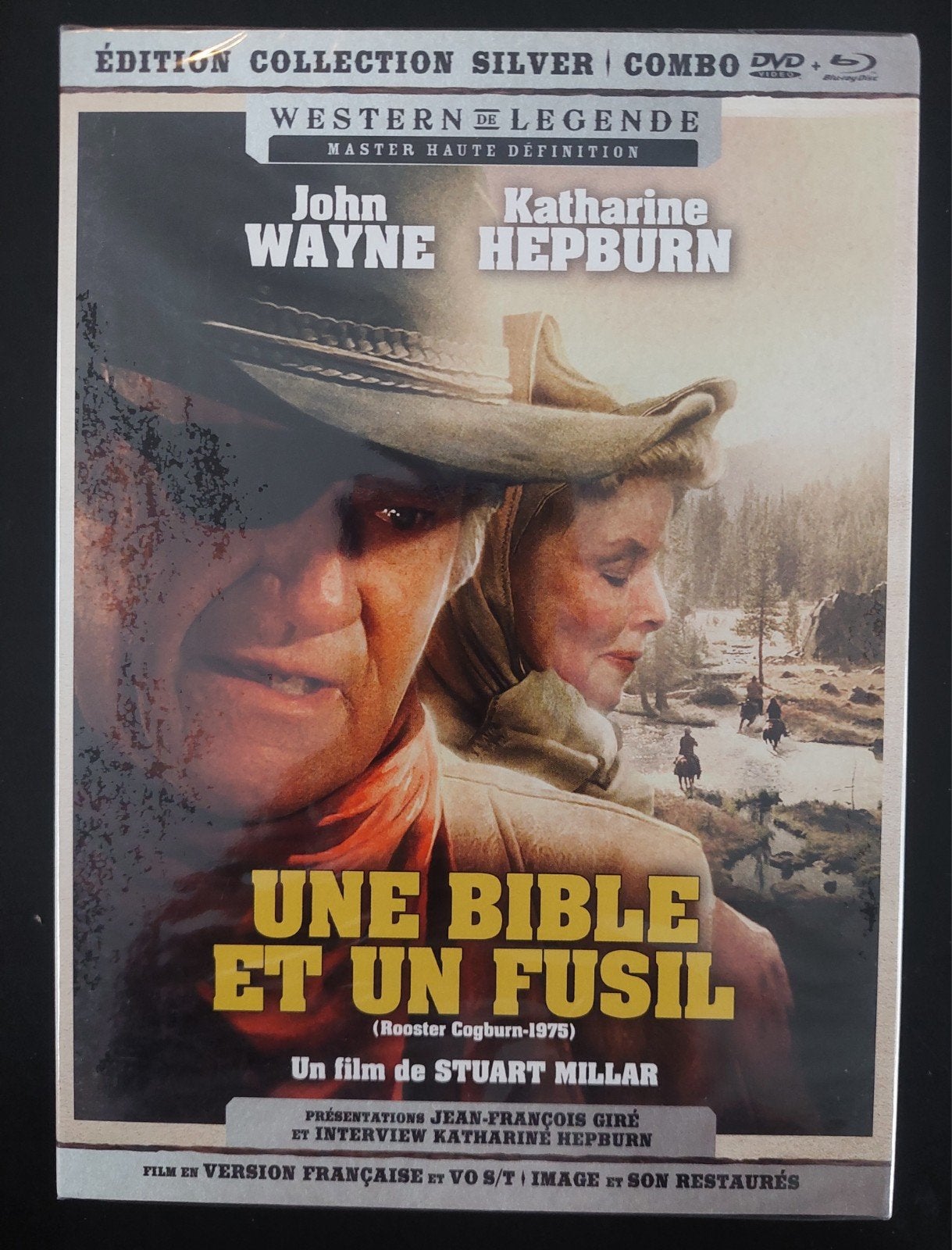 Blu-ray+DVD Een bijbel en een geweer (John Wayne), Ophalen of Verzenden, Blu-ray