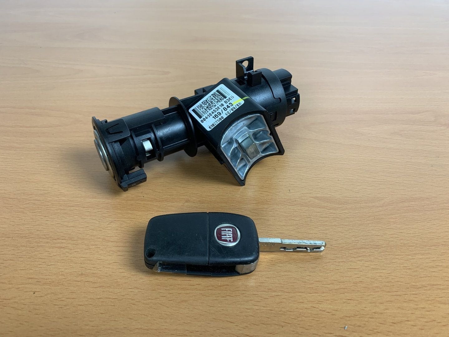 fiat panda contactslot met afstandsbediening 2003 tot 2012, Autos : Pièces & Accessoires, -, Utilisé, Fiat, -