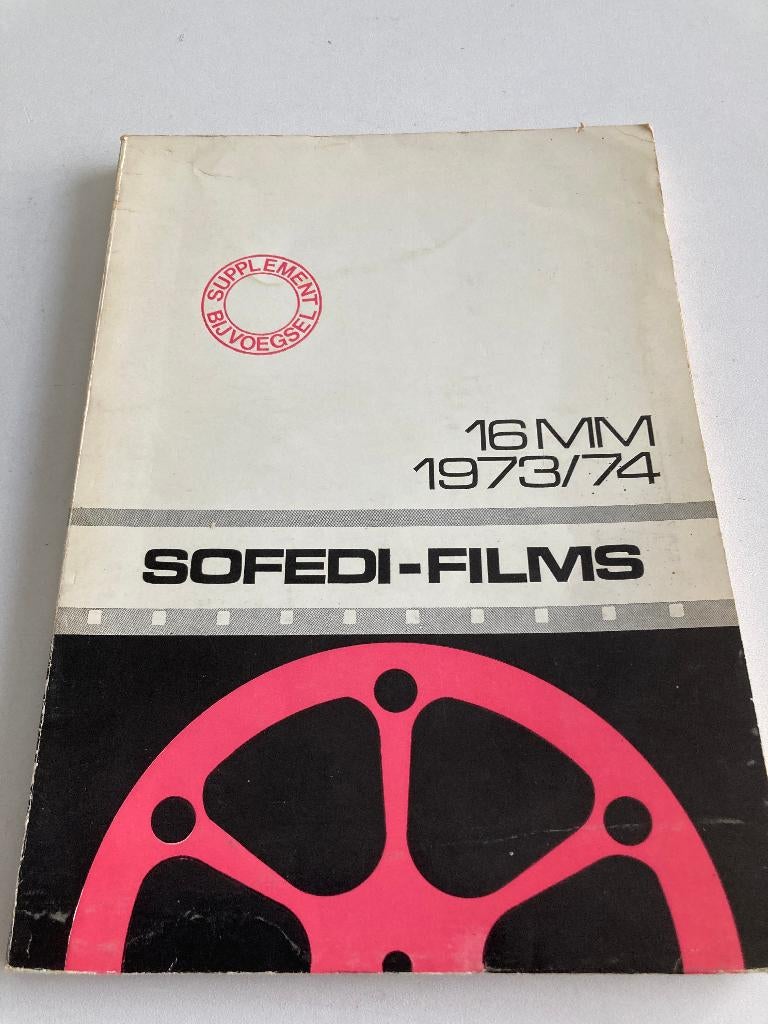 Catalogus " SOFEDI - films 16 MM " 1973 / 1974, Gelezen, Diverse auteurs, Ophalen of Verzenden, Vakgebied of Filmindustrie