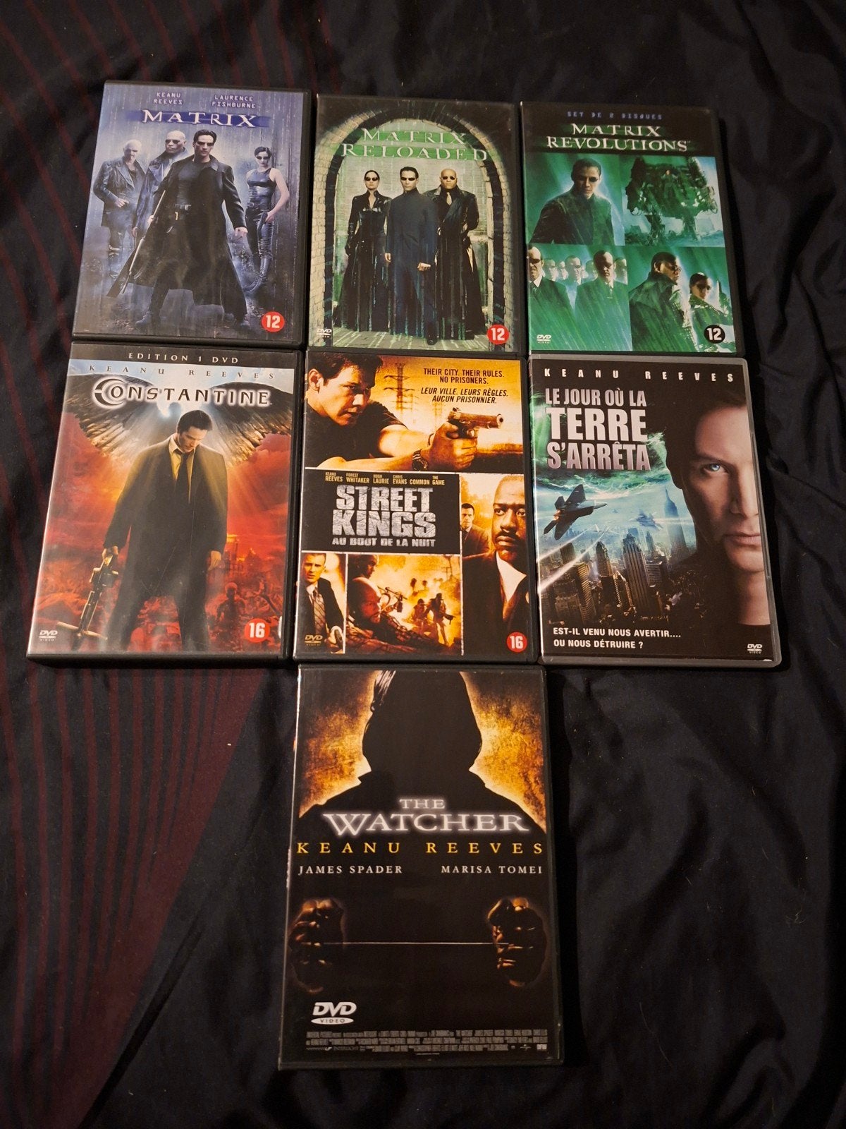 Te koop 7 dvd's van Keanu Reeves, Inclusief boekje, Nederlands, Ophalen of Verzenden, Zo goed als nieuw