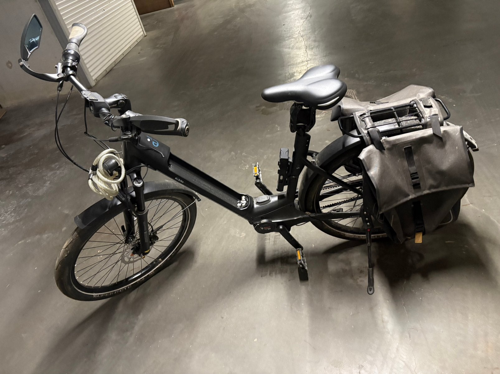 Vélo électrique ,avec remorque ebike manufaktur Allemand, Enlèvement, Comme neuf
