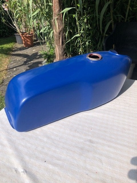 BENZINETANK YAMAHA RD50 DX M  TANK, Enlèvement, Révisé