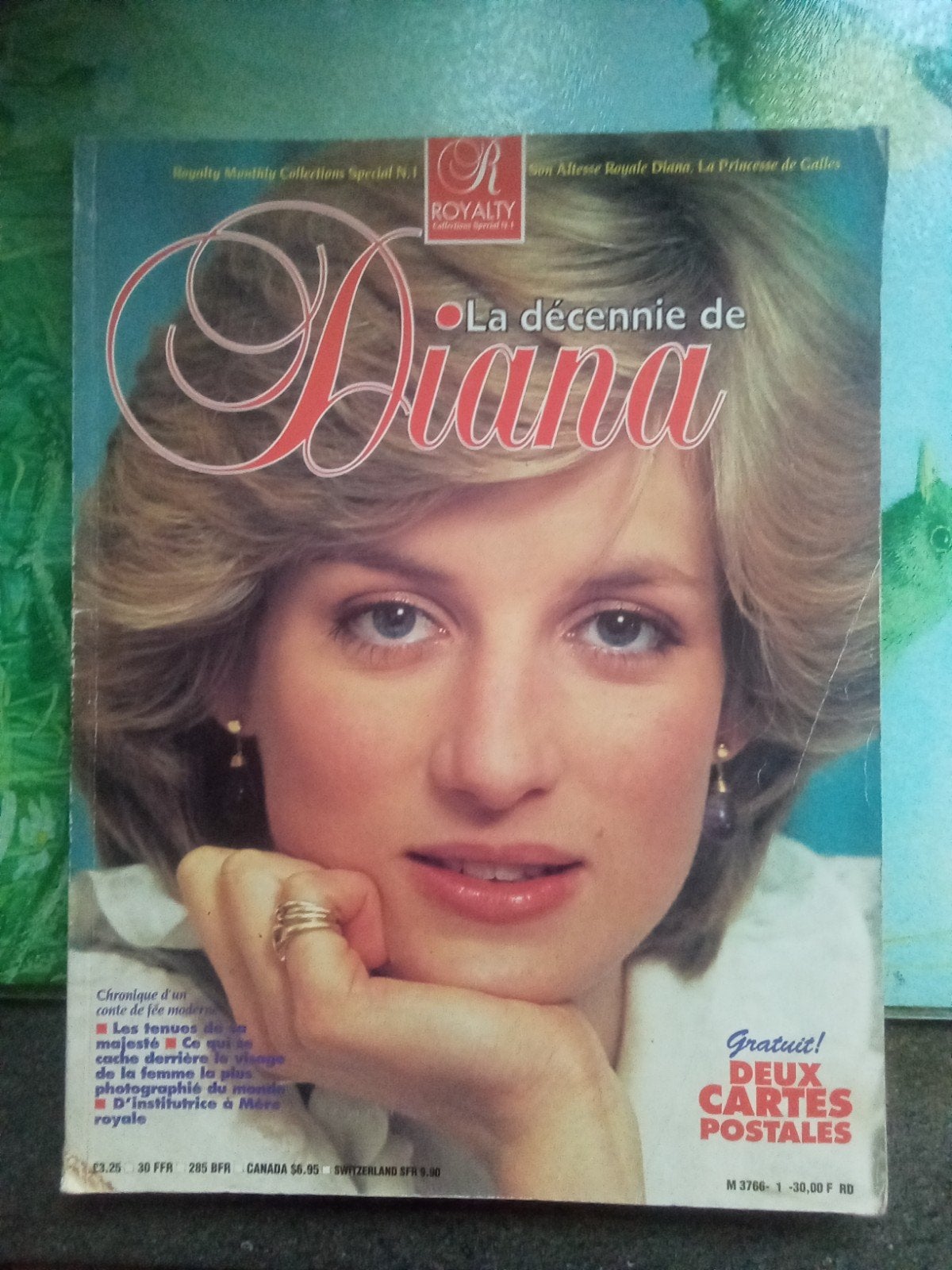 4 magazines de la princesse Diana (années 1980), Enlèvement ou Envoi