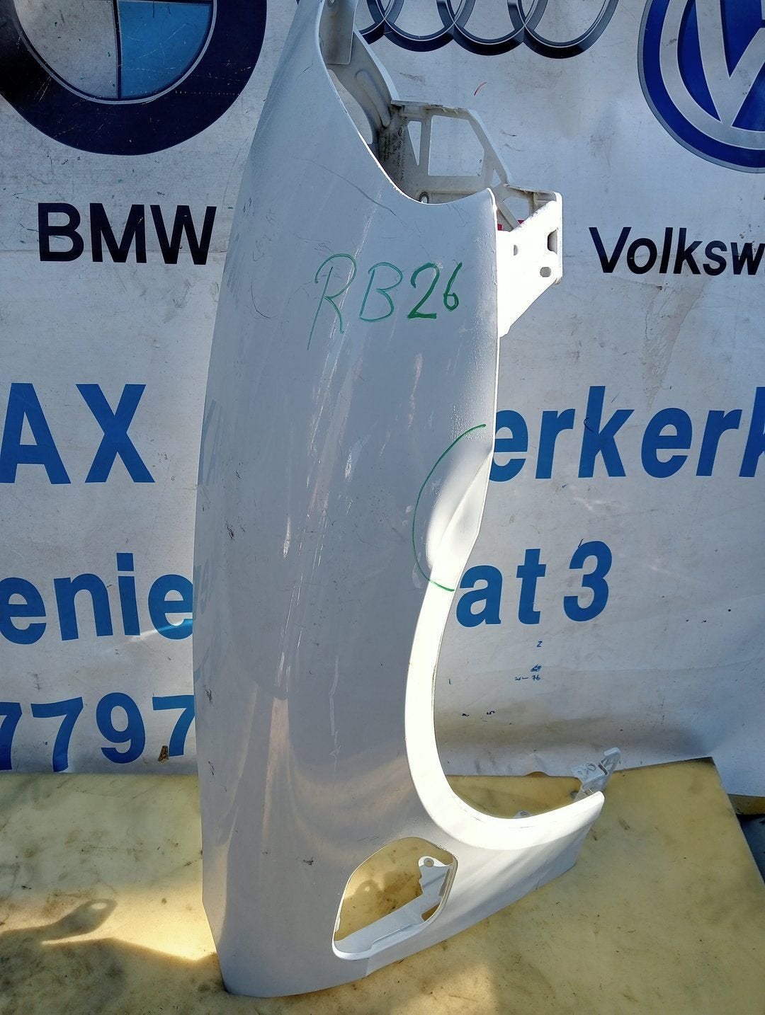 rechter voorspatbord Porsche Taycan, Gebruikt, -, -, Porsche