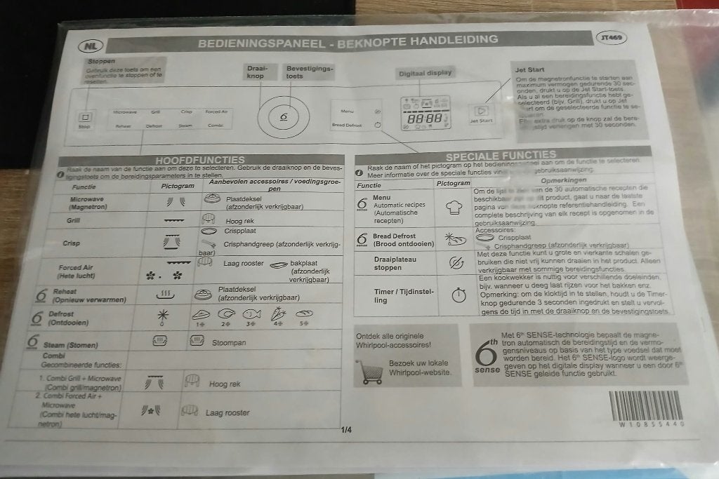 combimicrogolfoven, Elektronische apparatuur, Ophalen, Oven, Zo goed als nieuw, Draaiplateau